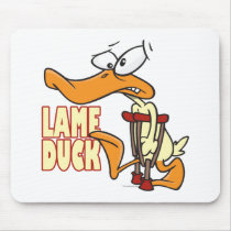 funny lame duck cartoon mouse pads