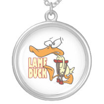 funny lame duck cartoon necklaces