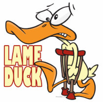 funny lame duck cartoon acrylic cut outs