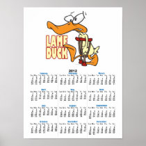 funny lame duck cartoon print