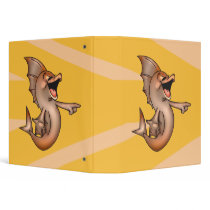 Funny Laughing Fish Vinyl Binder