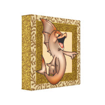 Funny Laughing Fish Gallery Wrapped Canvas