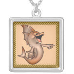 Funny Laughing Fish Personalized Necklace