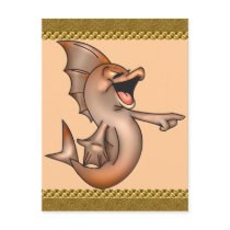 Funny Laughing Fish Post Card
