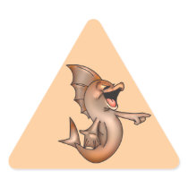 Funny Laughing Fish Stickers