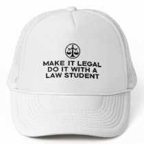 Funny Law Student Trucker Hat