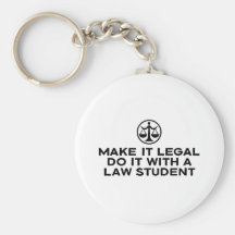 Funny Law Student Keychains