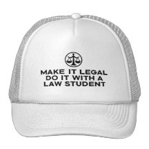 Funny Law Student Trucker Hat