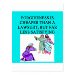 funny lawyer proverb post card
