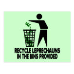 Funny Leprechaun Postcards