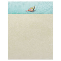 Funny Little Whimsical  Bird Letterhead