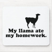 Funny Llama Mousepad