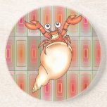 Funny Lobster Beverage Coasters