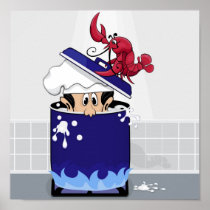 Funny Lobster Print