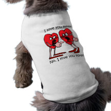 Funny love dog t-shirt