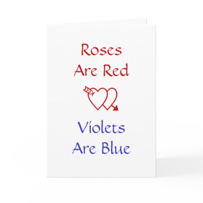 Funny Love Graduation Card: Roses are Red by olivertwyst