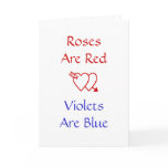Funny Love Graduation Card: Roses are Red