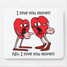 Funny love mousepad