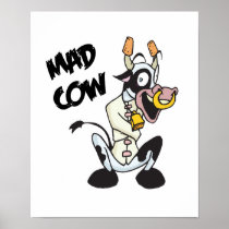 funny mad cow posters