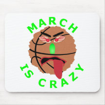 Funny March Basketball Tournament T-Shirts & Gifts Mouse Pad