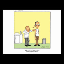 Funny Medical Cartoon Gift! postcards