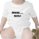 Funny Milk Baby T-Shirt