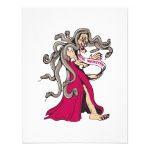 funny miss monster ugly pageant winner cartoon custom invites