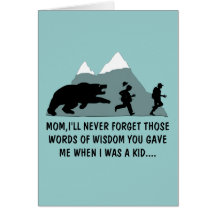 Funny Mom's birthday Greeting Cards