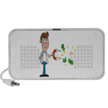 funny money magnet cartoon speaker