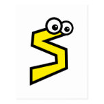 Funny Monogram Letter S Post Cards