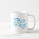 Funny Moon with clouds Coffee Mugs