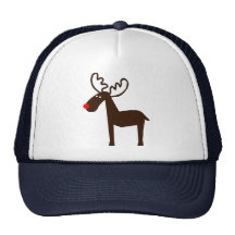 Funny moose elk trucker hats