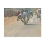 Funny moped "boda boda" picture postcards