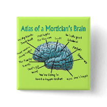 Funny Mortician Gifts Pins