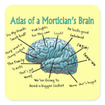 Funny Mortician Gifts Stickers