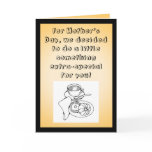 Funny Mother's Day Card, Clean up the Mess