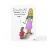 Funny Mothers Day Cards: Domestic Engineer