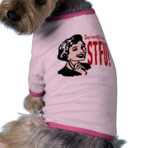Funny Mother's Day Design Doggie Tee Shirt