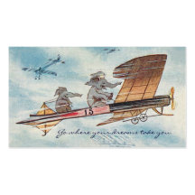 Funny Motivational Speaker Pilot Travel  Two-Sided Business Card