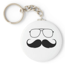 funny moustache glasses in black