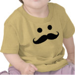 Funny Moustache Smiley Infant T-Shirt
