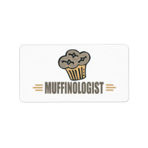 Funny Muffin Labels