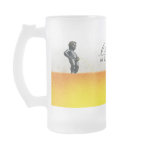 Funny Mug: Boy passing Water into a Mug of Beer
