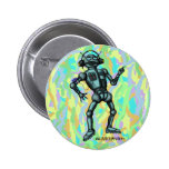 Funny music robot button design
