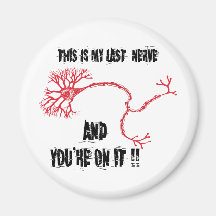 Funny My Last Nerve Magnet