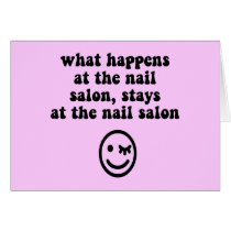 Funny nail salon