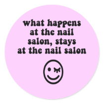 Funny nail salon