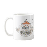 Funny nerd cartoon art mug design