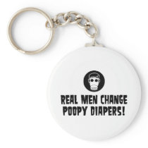 Funny New Dad Keychain
