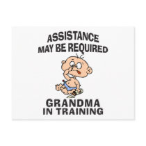 Funny New Grandma Postcard